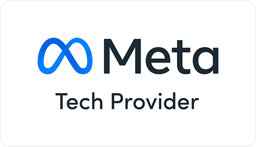 Insignia de Meta que acredita a aibot como Tech Provider